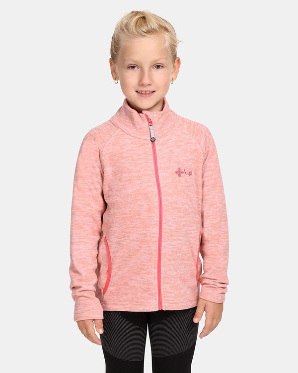 Kilpi Children's fleece sweatshirt Kilpi ALACANT-J Light pink