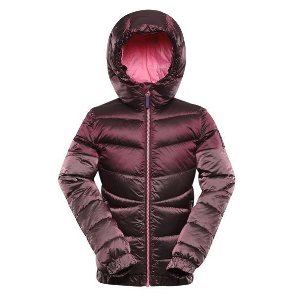 ALPINE PRO Children's hi-therm jacket with impregnation ALPINE PRO GROLLO pink cosmos