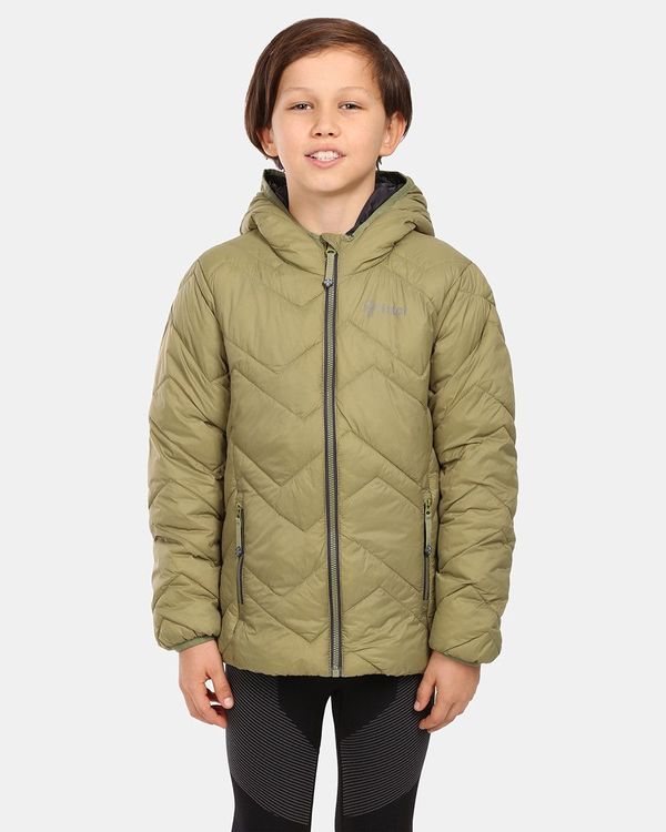 Kilpi Children's insulated jacket Kilpi REBEKI-JB Green