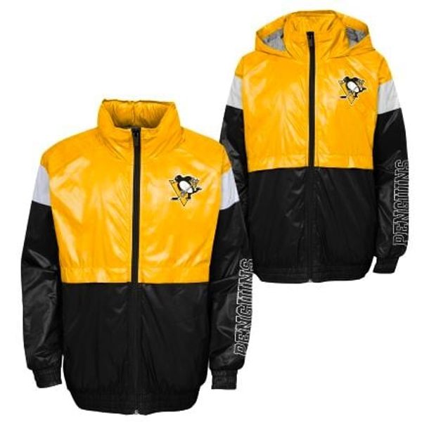 Outerstuff Children's Outerstuff Jacket GOAL LINE STANCE FZ WINDBREAKE PITTSBURGH PENGUINS