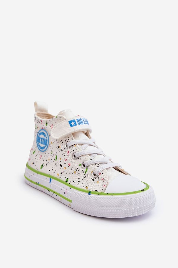 BIG STAR SHOES Children's Patterned Big Star Sneakers White