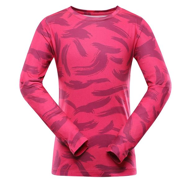 ALPINE PRO Children's quick-drying T-shirt ALPINE PRO AMADO pink glo variant pb