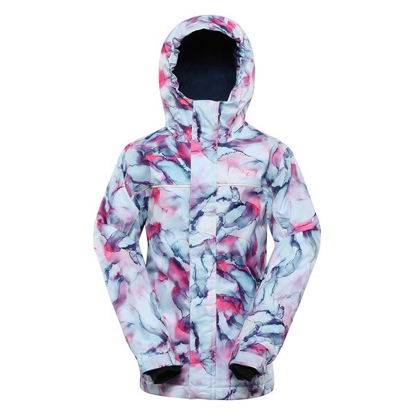 ALPINE PRO Children's ski jacket with ptx membrane ALPINE PRO EDERO aquamarine variant pb