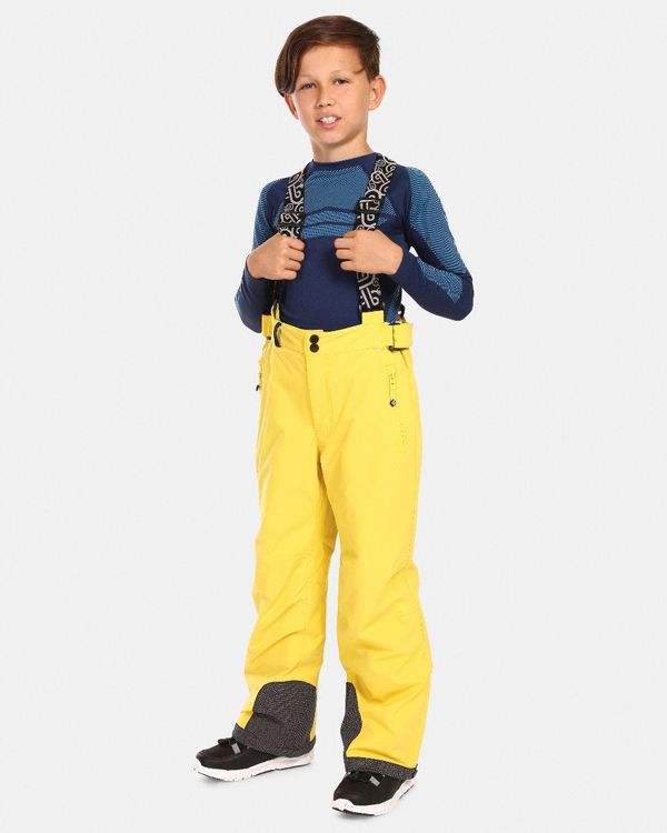 Kilpi Children's ski pants Kilpi MIMAS-J Yellow