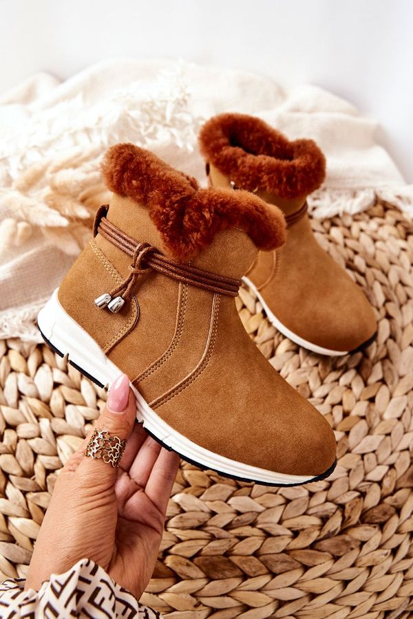 BIG STAR SHOES Children's Snow Boots With Fur Big Star BB374058BS Camel