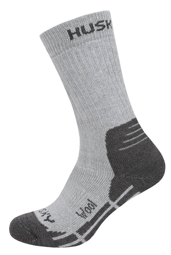 HUSKY Children's socks HUSKY All Wool light gray