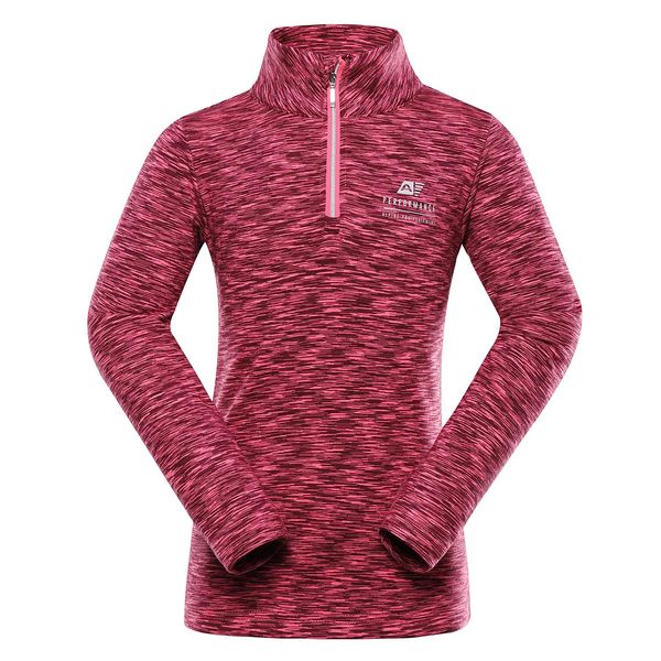 ALPINE PRO Children's sweater ALPINE PRO QADO neon knockout pink