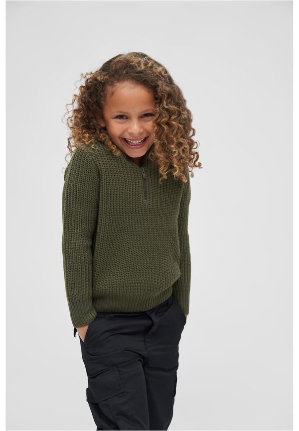 Brandit Children's sweater Marine Troyer olive
