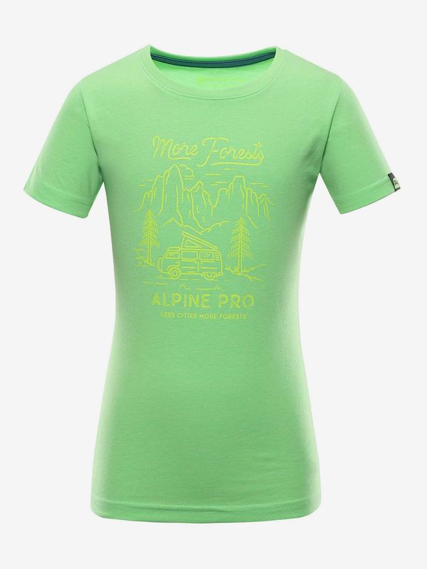 ALPINE PRO Children's T-shirt ALPINE PRO FRAMO green
