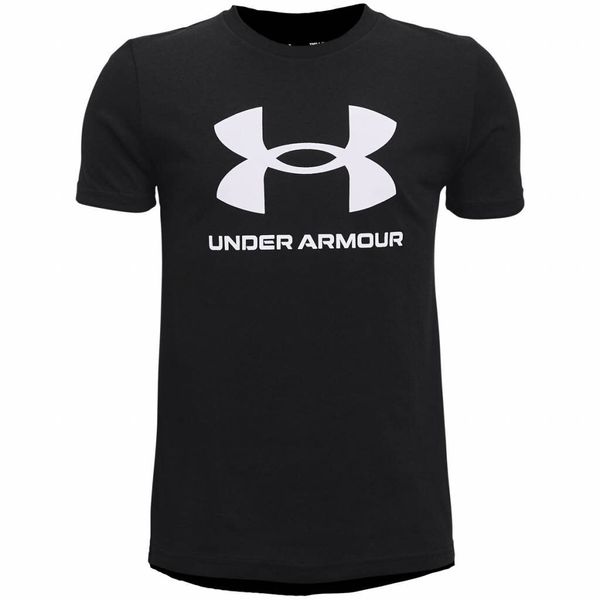 Under Armour Children's T-shirt Under Armour Sportstyle Logo SS - black