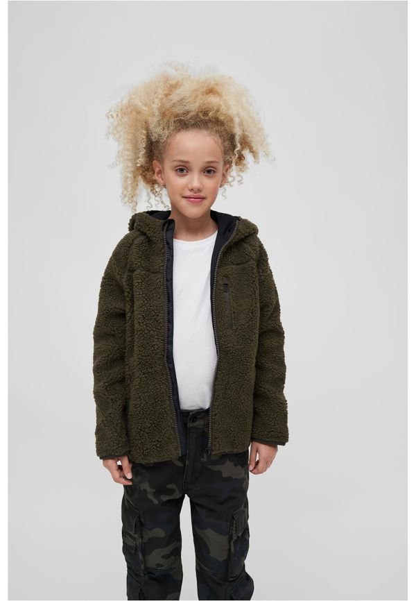 Brandit Children's Teddyfleecejacket Hood Olive