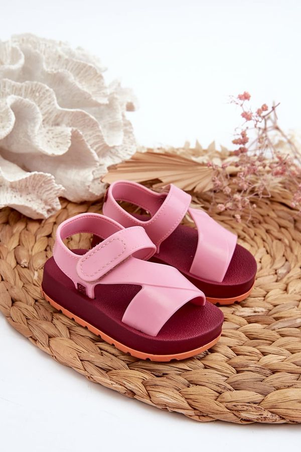Kesi Children's Velcro Sandals Scented ZAXY Pink