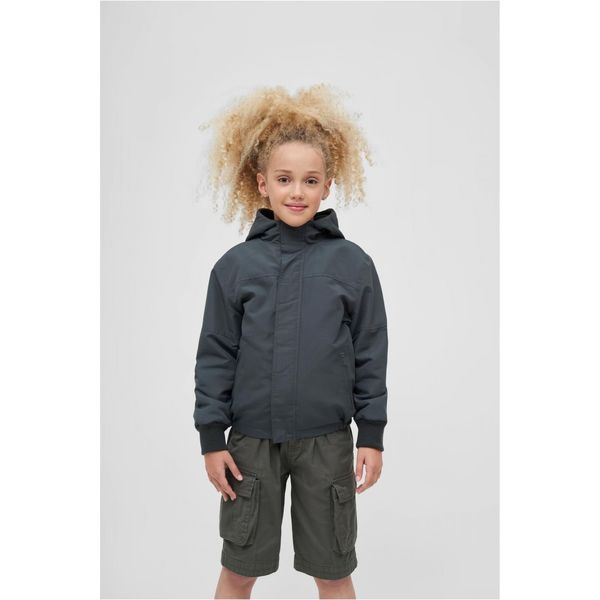 Brandit Children's windbreaker with front zipper anthracite