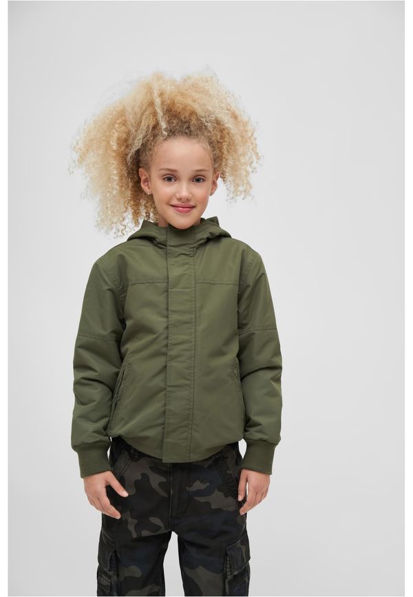 Brandit Children's windbreaker with front zipper olive