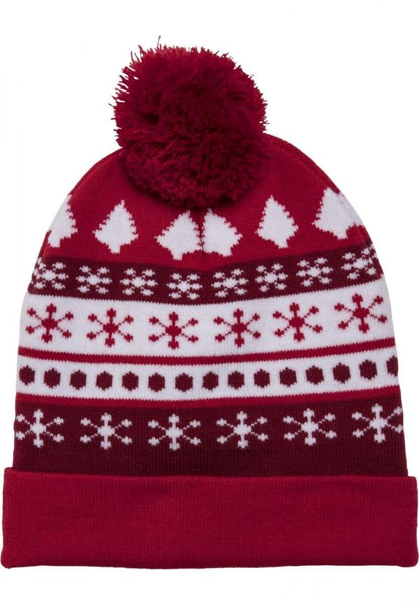Urban Classics Christmas Beanie Dots red/white