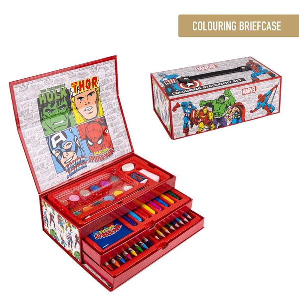 Marvel COLOURING STATIONERY SET MALETÍN MARVEL