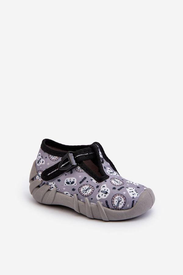 Kesi Comfortable children's slippers BEFADO grey