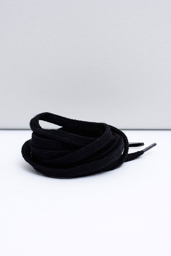 Corbby Corbby Cotton Black Flat Laces