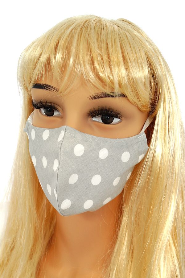 NUMOCO Cotton face mask with Numoco polka dots