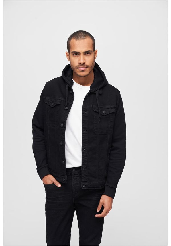 Brandit Cradock Denim Sweat Jacket Black/Black