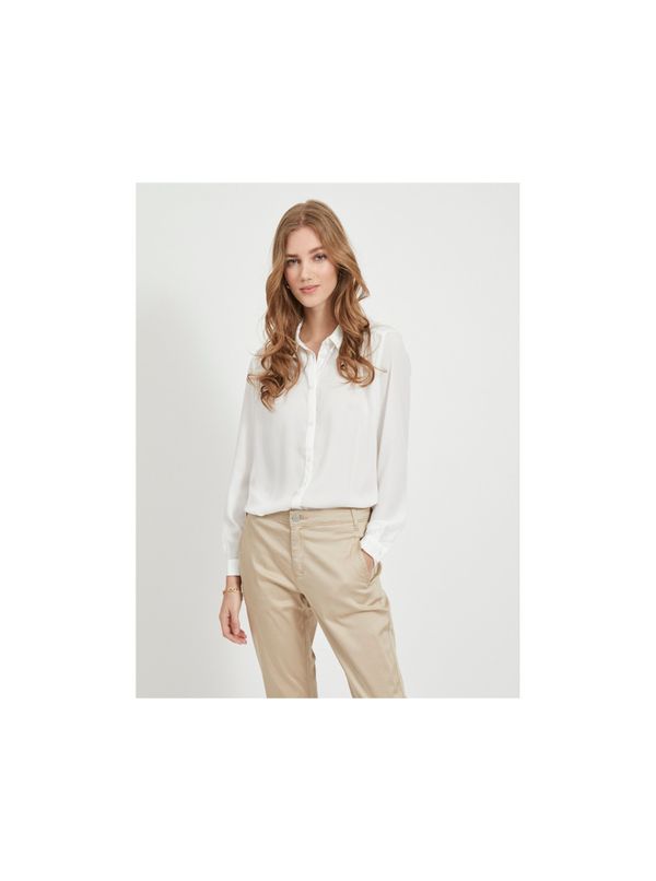 Vila Cream shirt VILA Lucy - Women