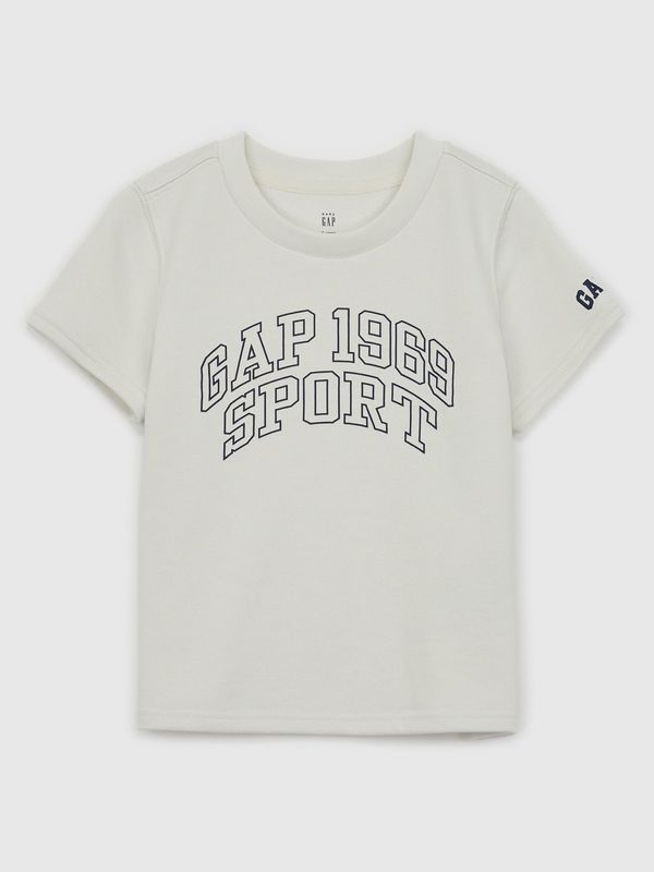 GAP Creamy children's T-shirt with GAP logo