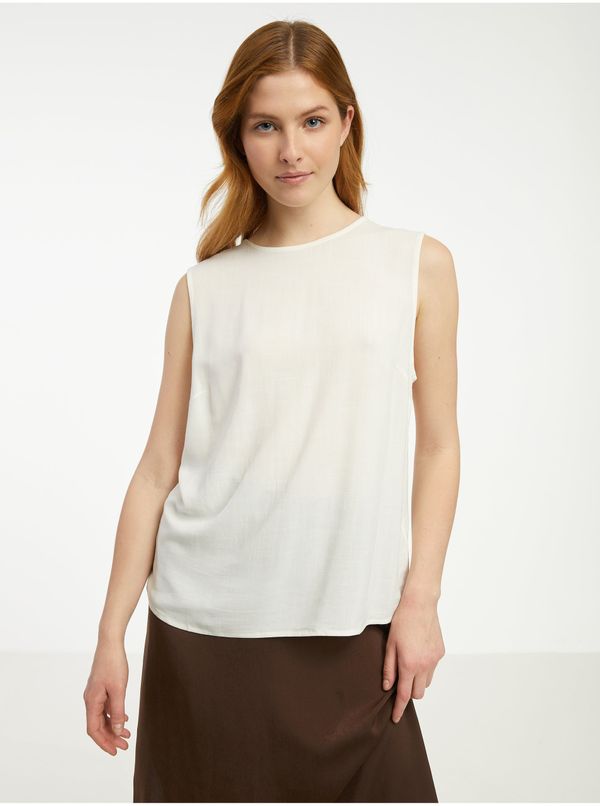 CAMAIEU Creamy women's blouse CAMAIEU - Ladies