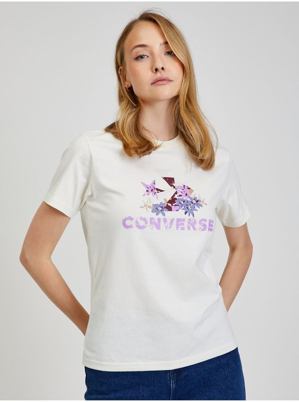 Converse Creamy women's T-shirt Converse