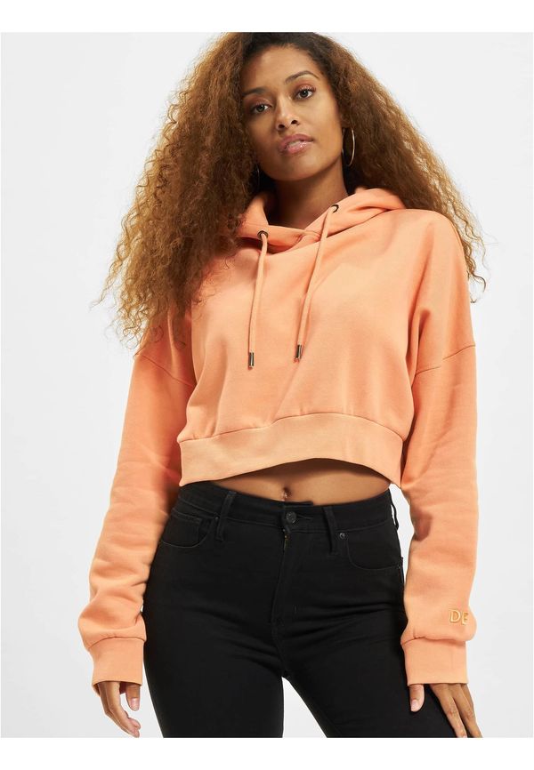 DEF Cropped hooded coral