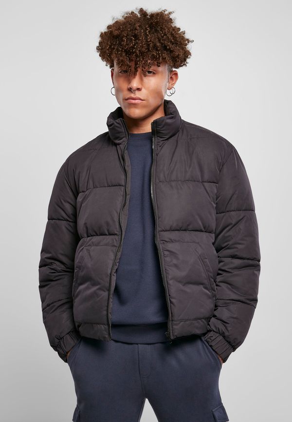 Urban Classics Cropped Puffer Jacket Black