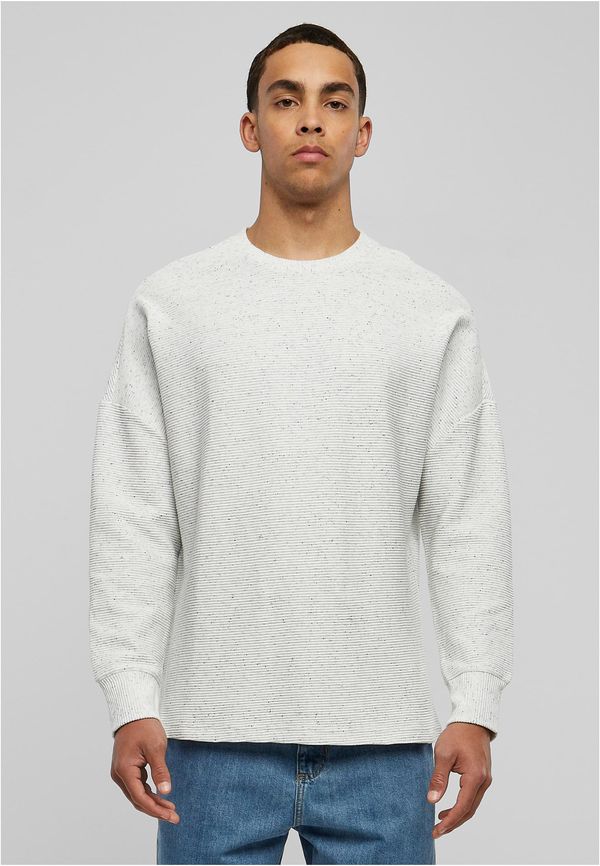 Urban Classics Cut on the sleeve Naps Interlock Crew light grey