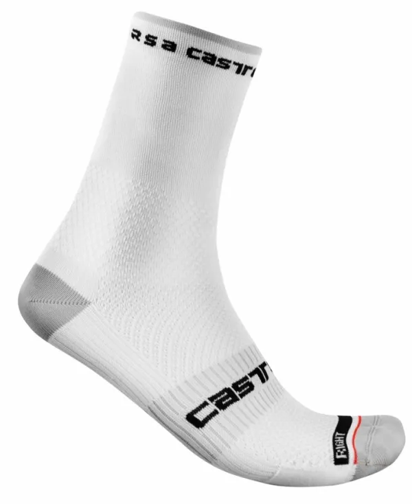 Castelli Cyklistické ponožky Castelli  Rosso Corsa Pro 15