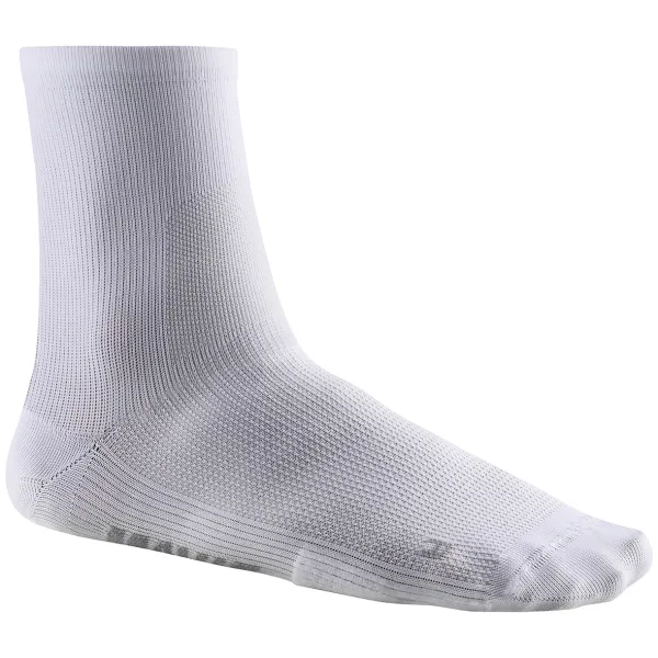 Mavic Cyklistické ponožky Mavic  Essential Mid Sock White