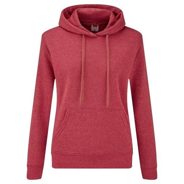 Fruit of the Loom Czerwona bluza z kapturem Hooded Sweat Fruit of the Loom