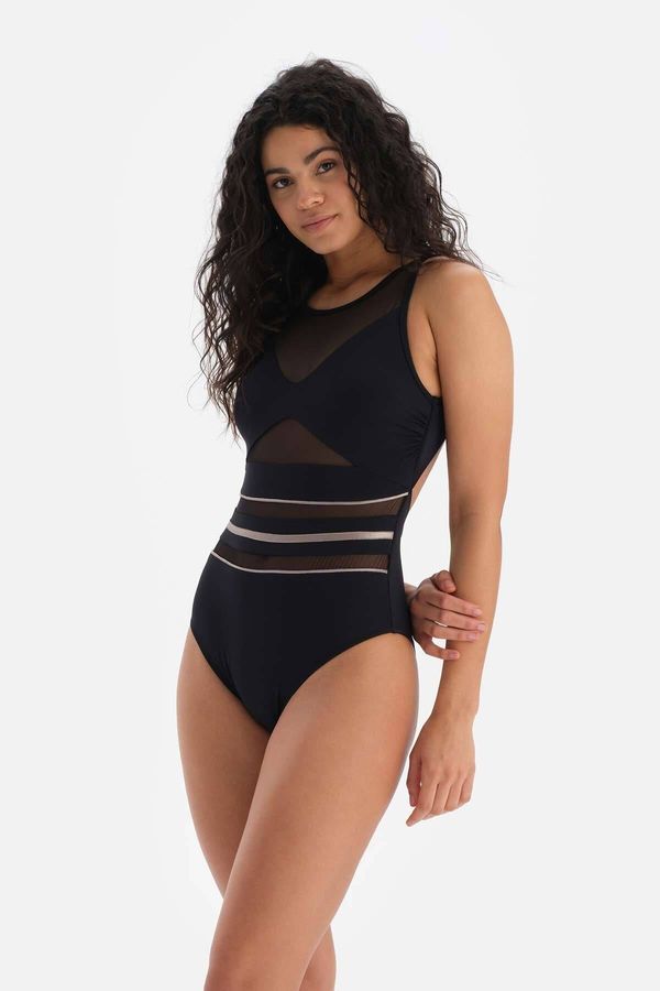 Dagi Dagi Black Halterneck Swimsuit