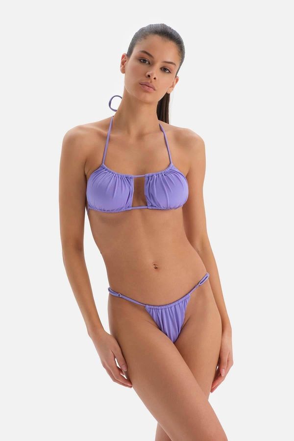 Dagi Dagi Lilac Strapless Bikini Top