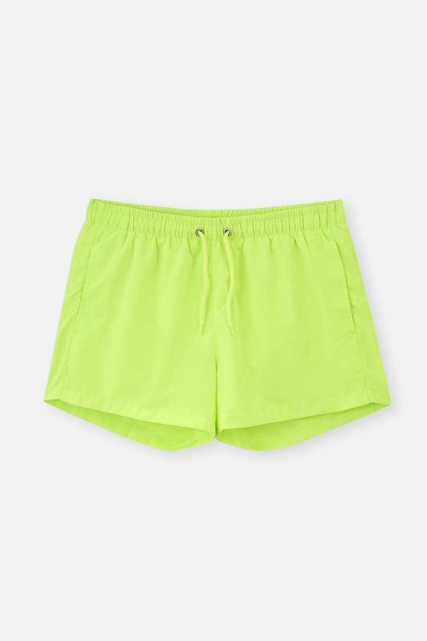 Dagi Dagi Neon Green Micro Short Straight Shorts