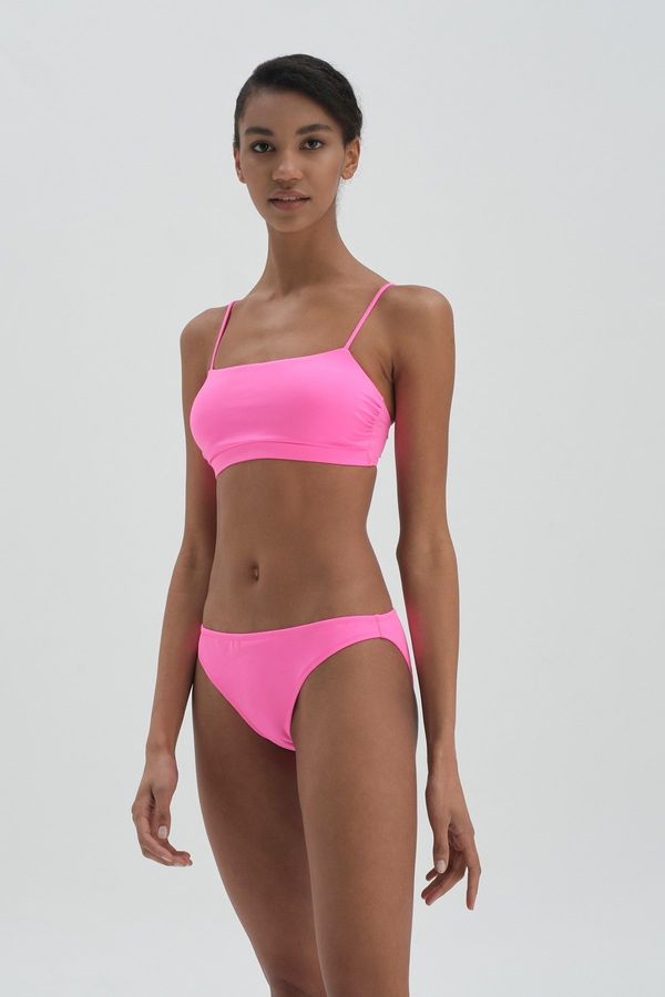 Dagi Dagi Neon Pink Bralette Bikini Top
