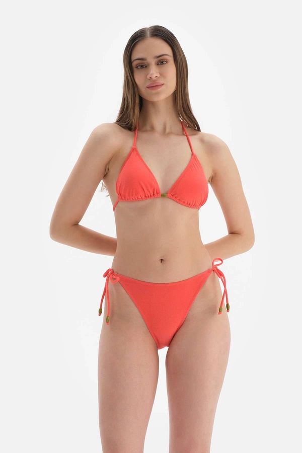 Dagi Dagi Orange Triangle Small Bikini Top