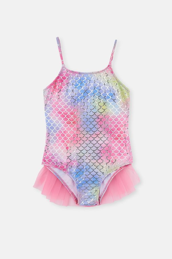 Dagi Dagi Pink - Lilac Foil Print. Swimsuit