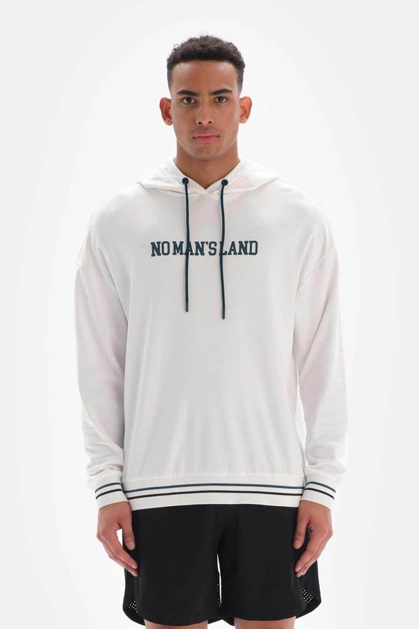 Dagi Dagi White Men's No Man's Land Printed Sweatshirt.