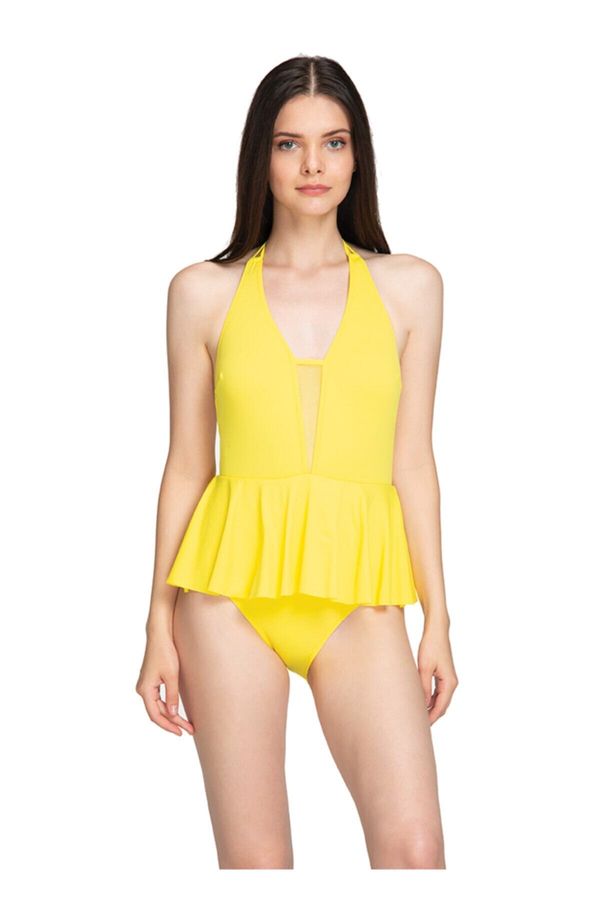 Dagi Dagi Yellow Triangle Swimsuit