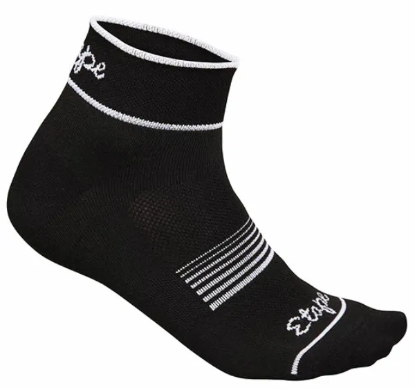 Etape Dámské cyklistické ponožky Etape KISS černo-bílé, M/L (40-43)