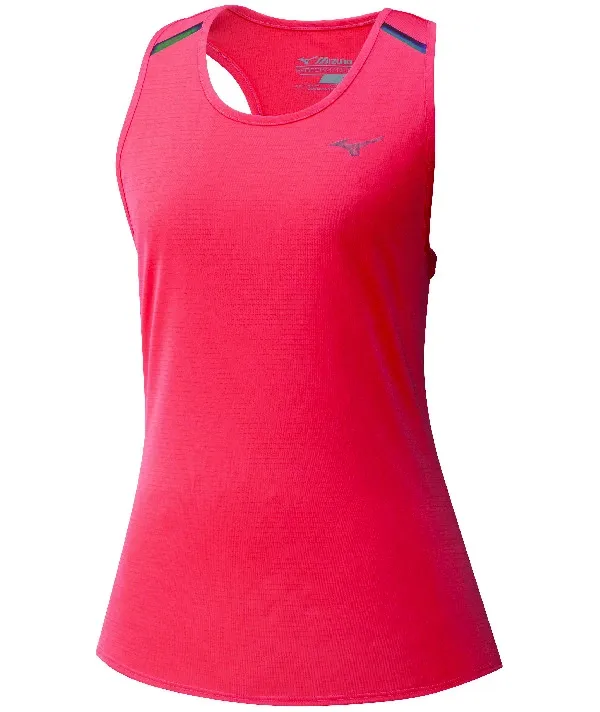 Mizuno Dámské tílko Mizuno Solarcut Tank růžové, M