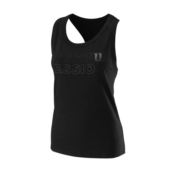 Wilson Dámské tílko Wilson  Night Session Tech Tank Black L