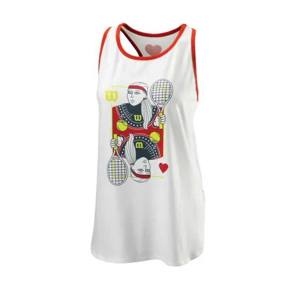 Wilson Dámské tílko Wilson  Queen Tech Tank White M