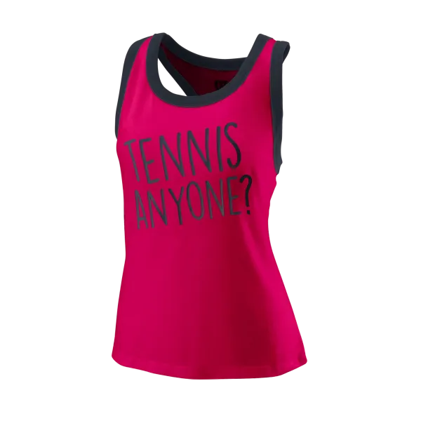 Wilson Dámské tílko Wilson  Tennis Anyone Tech Tank W Love L