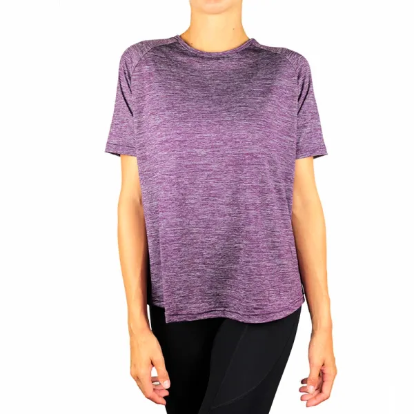 Endurance Dámské tričko Endurance Athlecia Pasew Melange Seamless Tee fialové, 36