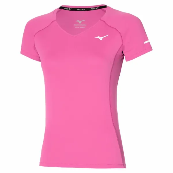 Mizuno Dámské tričko Mizuno  Sun Protect Tee Wild Orchid