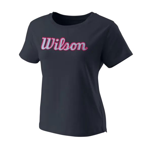 Wilson Dámské tričko Wilson  Script Eco Cotton Tee W India Ink  L